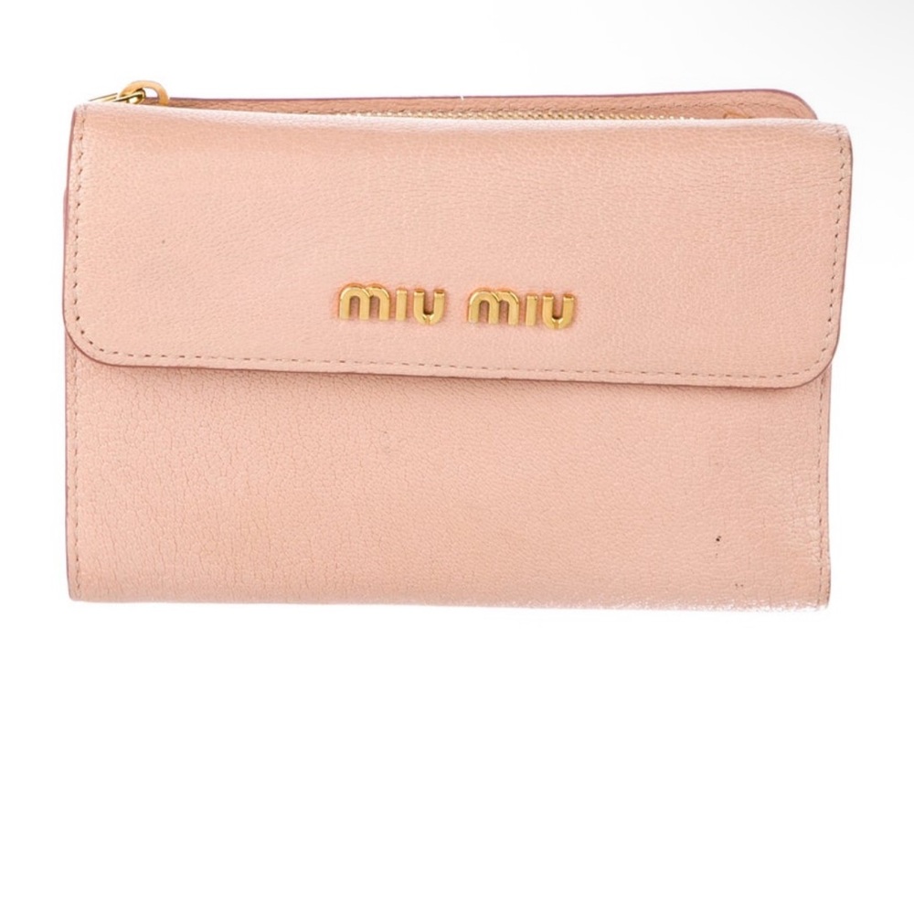Miu Miu Blush Leather Wallet - Picture 3 of 4